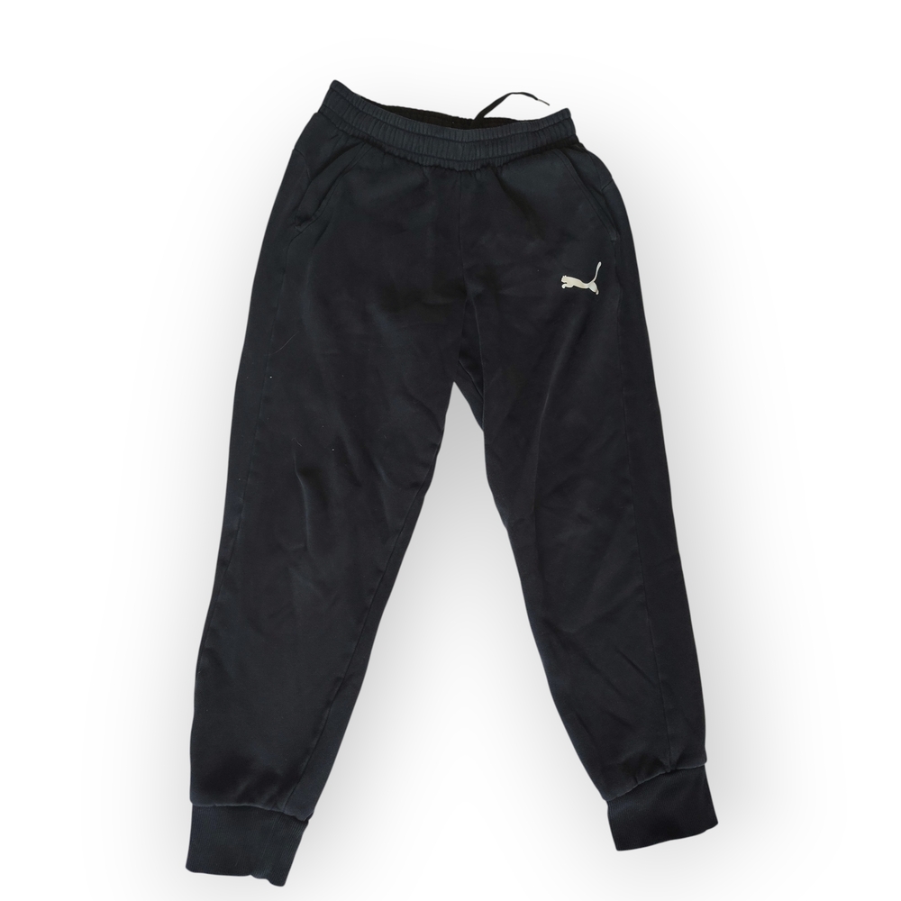 Puma Boys Charcoal Black Athletic  Sweatpants Size Medium